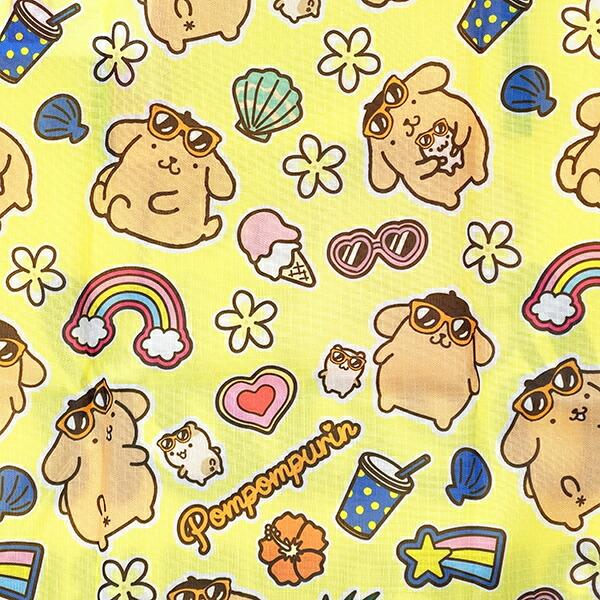 サンリオ 日焼け ポムポムプリン エコバッグ(M) Sanrio 商品画像5：キャラグッズPERFECT WORLD TOKYO