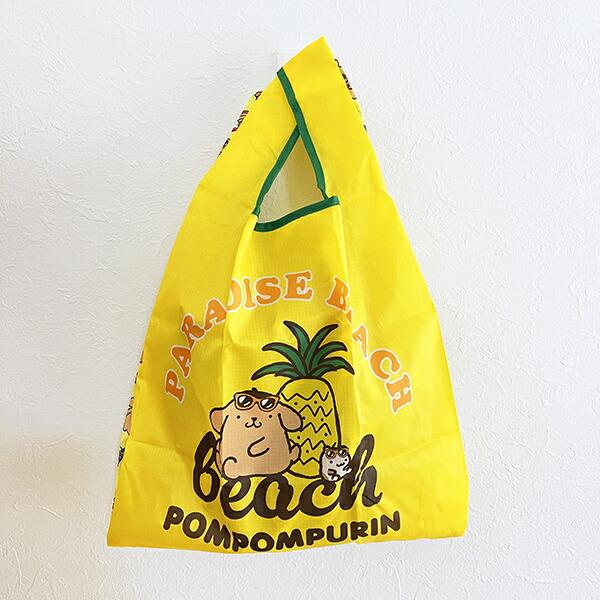 サンリオ 日焼け ポムポムプリン エコバッグ(M) Sanrio 商品画像7：キャラグッズPERFECT WORLD TOKYO