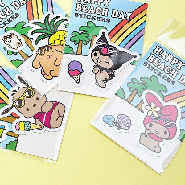 サンリオ 日焼け クロミ ステッカー 文具 日本製 Sanrio 商品画像3：キャラグッズPERFECT WORLD TOKYO