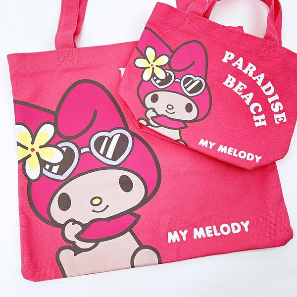 サンリオ 日焼け マイメロディ A4トートバッグ Sanrio 商品画像6：キャラグッズPERFECT WORLD TOKYO