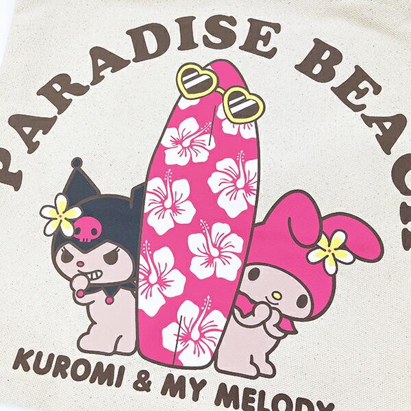 サンリオ 日焼け マイメロディ＆クロミ A4トートバッグ Sanrio 商品画像2：キャラグッズPERFECT WORLD TOKYO