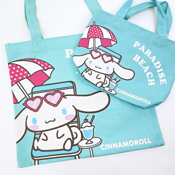 サンリオ 日焼け シナモロール A4トートバッグ シナモン Sanrio 商品画像6：キャラグッズPERFECT WORLD TOKYO