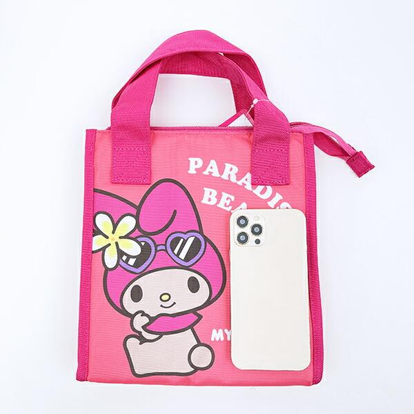 サンリオ 日焼け マイメロディ 三角マチ保冷バッグ ランチ Sanrio 商品画像7：キャラグッズPERFECT WORLD TOKYO