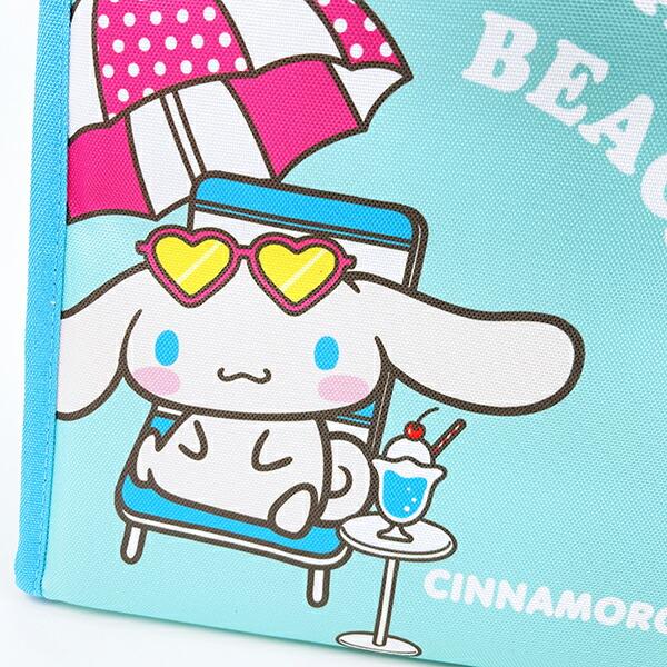 サンリオ 日焼け シナモロール 三角マチ保冷バッグ ランチ シナモン Sanrio 商品画像2：キャラグッズPERFECT WORLD TOKYO
