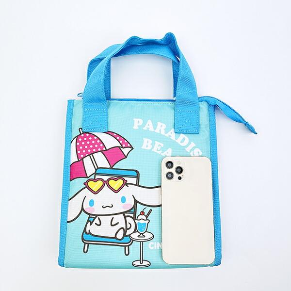 サンリオ 日焼け シナモロール 三角マチ保冷バッグ ランチ シナモン Sanrio 商品画像7：キャラグッズPERFECT WORLD TOKYO