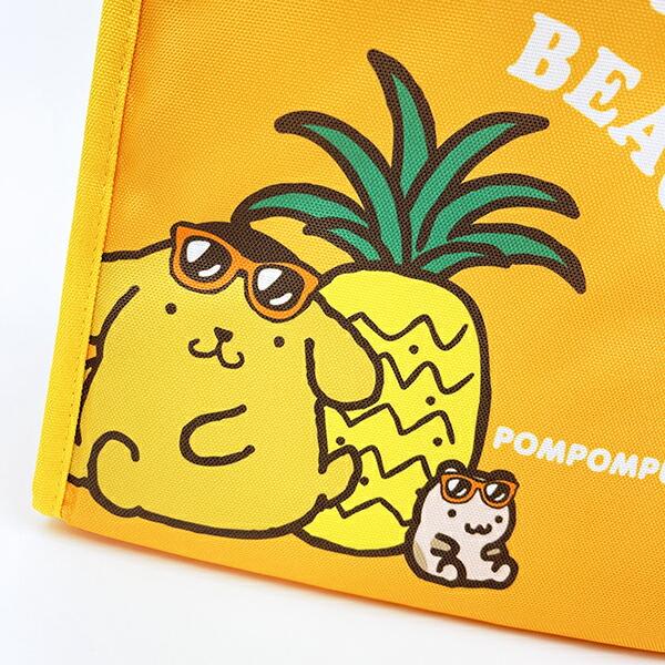 サンリオ 日焼け ポムポムプリン 三角マチ保冷バッグ ランチ Sanrio 商品画像2：キャラグッズPERFECT WORLD TOKYO
