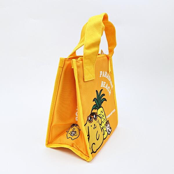 サンリオ 日焼け ポムポムプリン 三角マチ保冷バッグ ランチ Sanrio 商品画像3：キャラグッズPERFECT WORLD TOKYO
