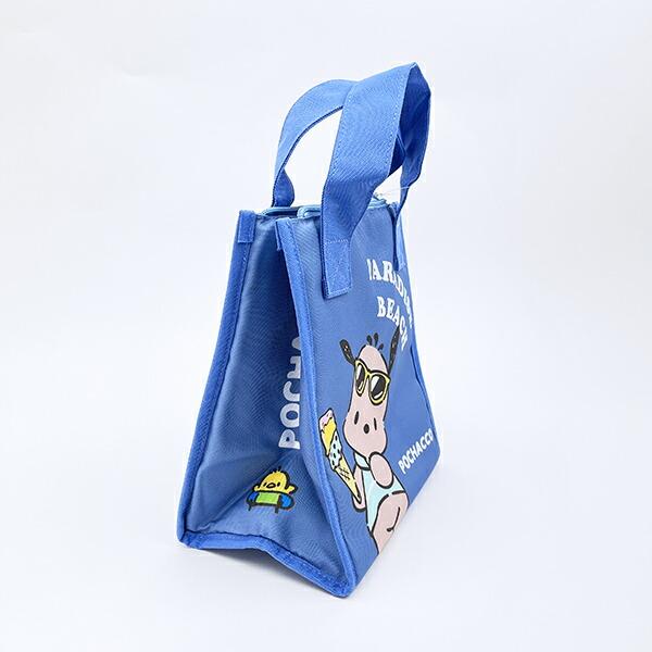サンリオ 日焼け ポチャッコ 三角マチ保冷バッグ ランチ Sanrio 商品画像3：キャラグッズPERFECT WORLD TOKYO