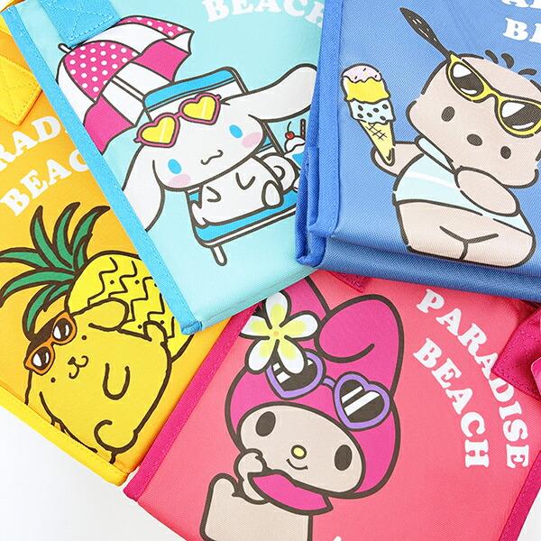 サンリオ 日焼け ポチャッコ 三角マチ保冷バッグ ランチ Sanrio 商品画像8：キャラグッズPERFECT WORLD TOKYO