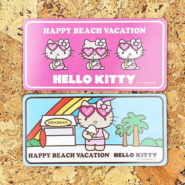 サンリオ 日焼け キティ ナンバープレートマグネット ブルー Sanrio 商品画像4：キャラグッズPERFECT WORLD TOKYO