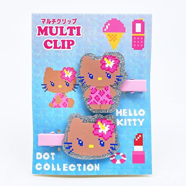 サンリオ 日焼けキティ マルチクリップ ドット シルバー Sanrio 商品画像1：キャラグッズPERFECT WORLD TOKYO