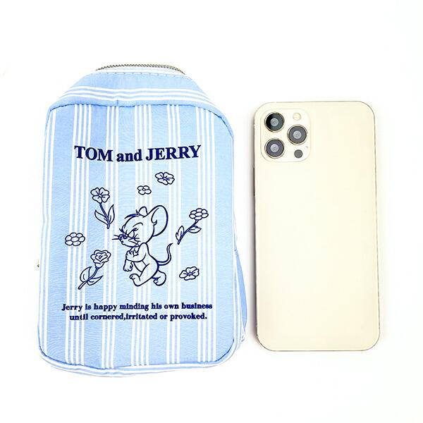 トムとジェリー ストライブトラベルポーチ(ブルー) トムジェリ 商品画像11：キャラグッズPERFECT WORLD TOKYO