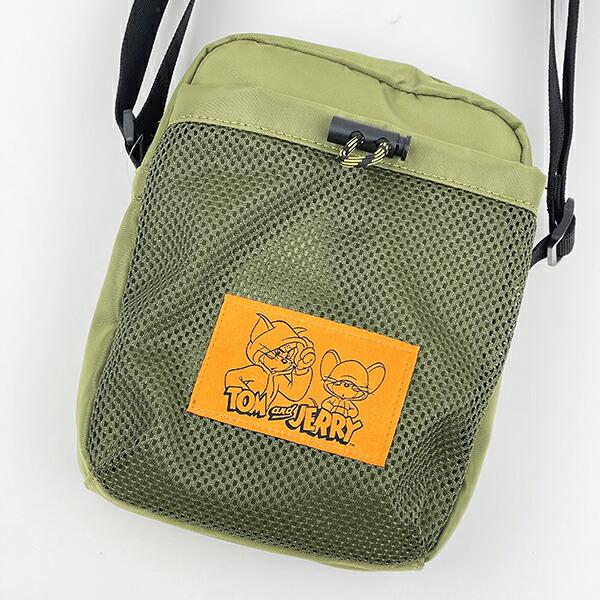 トムとジェリー フーディーショルダーバッグ (カーキ) 商品画像2：キャラグッズPERFECT WORLD TOKYO