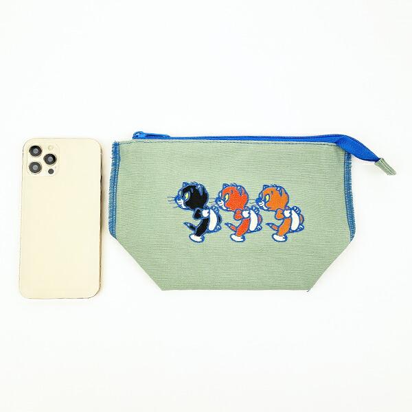 トムとジェリー ロックステッチポーチ(グリーン) トムジェリ 商品画像6：キャラグッズPERFECT WORLD TOKYO