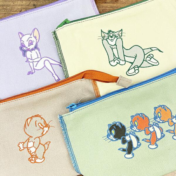 トムとジェリー ロックステッチポーチ(グリーン) トムジェリ 商品画像7：キャラグッズPERFECT WORLD TOKYO