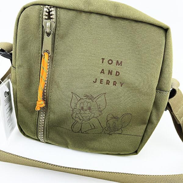 トムとジェリー スクエアボックスショルダーバッグ (カーキ) 商品画像3：キャラグッズPERFECT WORLD TOKYO