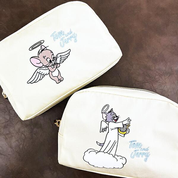 トムとジェリー トム 天使と悪魔 リバーシブルポーチ 商品画像9：キャラグッズPERFECT WORLD TOKYO