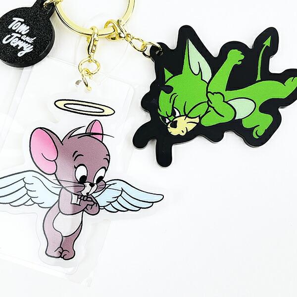 トムとジェリー ジェリー 天使と悪魔 リバーシブルアクリルチャーム キーホルダー 商品画像2：キャラグッズPERFECT WORLD TOKYO