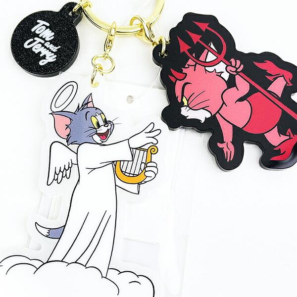 トムとジェリー トム 天使と悪魔 リバーシブルアクリルチャーム キーホルダー 商品画像2：キャラグッズPERFECT WORLD TOKYO