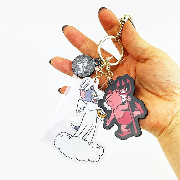 トムとジェリー トム 天使と悪魔 リバーシブルアクリルチャーム キーホルダー 商品画像4：キャラグッズPERFECT WORLD TOKYO