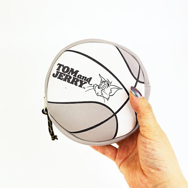 トムとジェリー バスケットボールポーチ グレー トムジェリ 商品画像5：キャラグッズPERFECT WORLD TOKYO