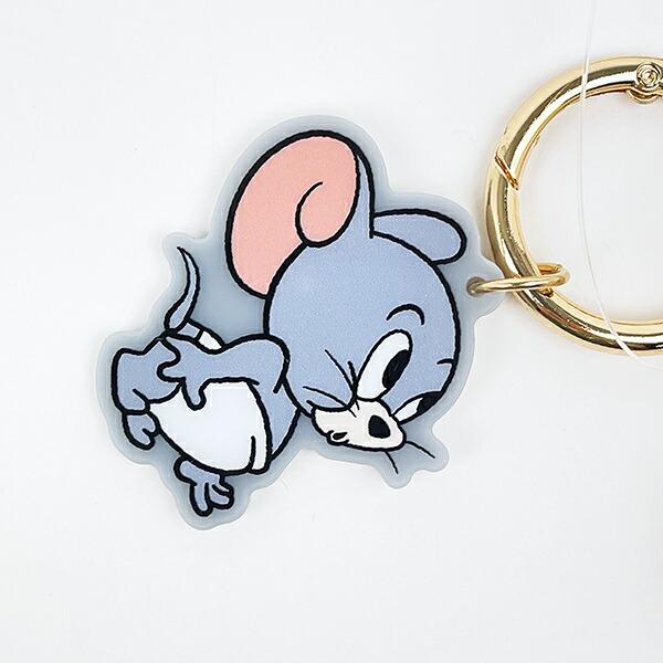 トムとジェリー タフィー おむつミニポーチチャーム ホワイト キーホルダー トムジェリ 商品画像3：キャラグッズPERFECT WORLD TOKYO