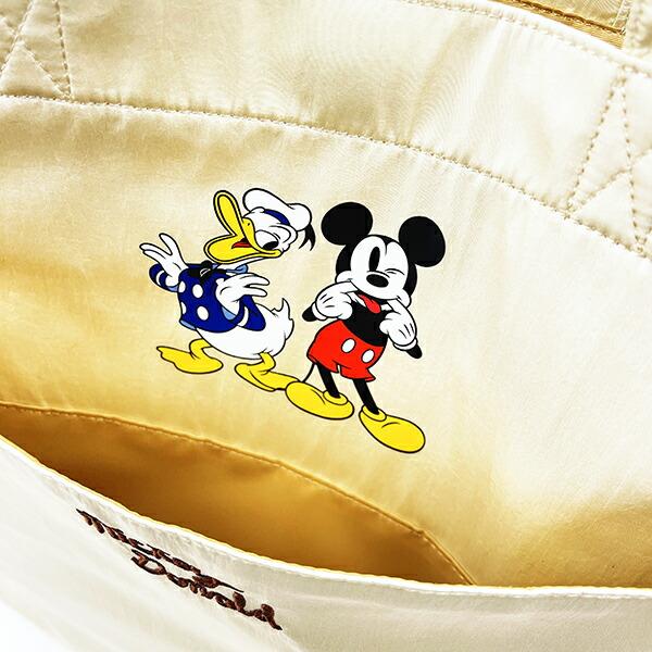 ディズニー ミッキー＆ドナルド ホビーポケットトートバッグ アイボリー ACCOMMODE アコモデ Disney 商品画像3：キャラグッズPERFECT WORLD TOKYO