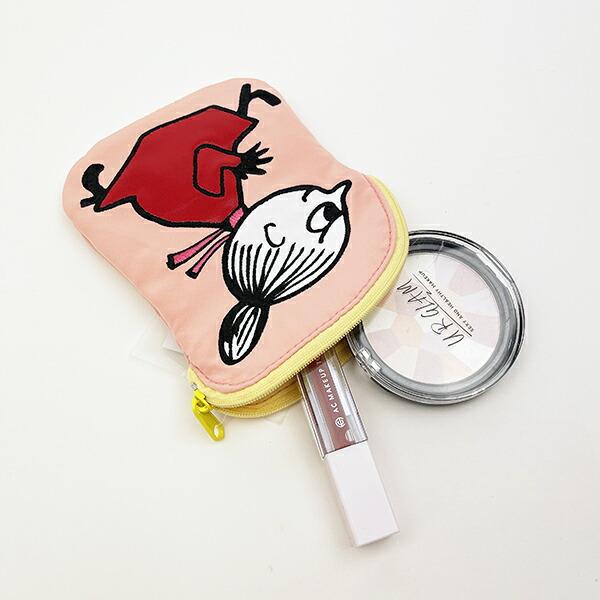 ムーミン リトルミイ ダイカットポーチ ピンク MOOMIN 商品画像5：キャラグッズPERFECT WORLD TOKYO