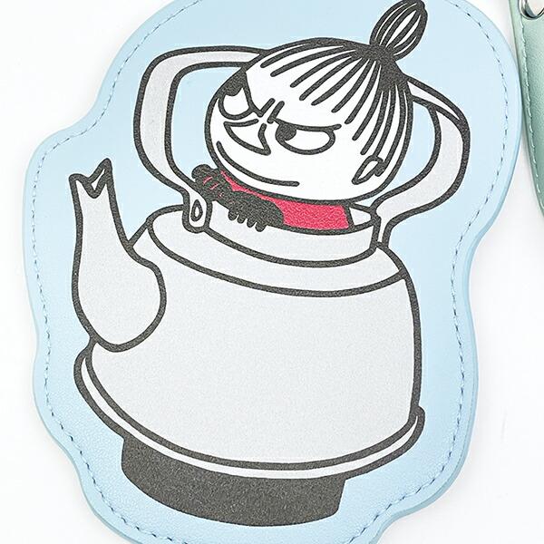 ムーミン リトルミイ リール付きダイカットパスケース ブルー 定期入れ MOOMIN 商品画像2：キャラグッズPERFECT WORLD TOKYO