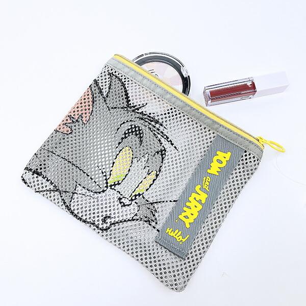 トムとジェリー トム フェイスメッシュポーチ トムジェリ 商品画像5：キャラグッズPERFECT WORLD TOKYO