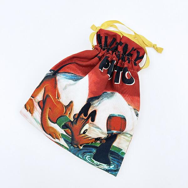 ディズニー プルート ポスターアート巾着 レッド ACCOMMODE  アコモデ Disney 商品画像4：キャラグッズPERFECT WORLD TOKYO