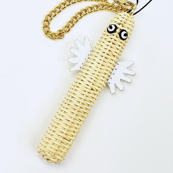 ムーミン ニョロニョロ ラタンチャーム キーホルダー MOOMIN 商品画像2：キャラグッズPERFECT WORLD TOKYO