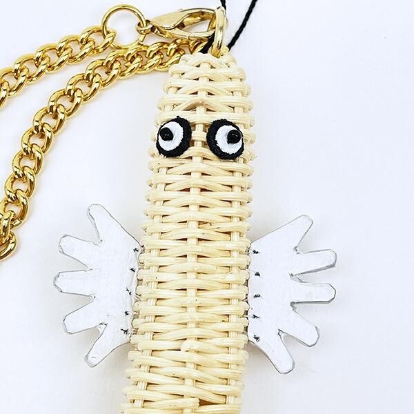 ムーミン ニョロニョロ ラタンチャーム キーホルダー MOOMIN 商品画像3：キャラグッズPERFECT WORLD TOKYO