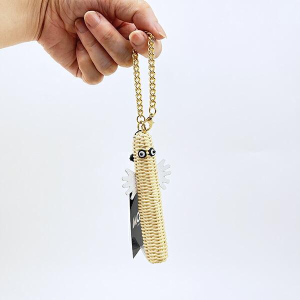 ムーミン ニョロニョロ ラタンチャーム キーホルダー MOOMIN 商品画像5：キャラグッズPERFECT WORLD TOKYO