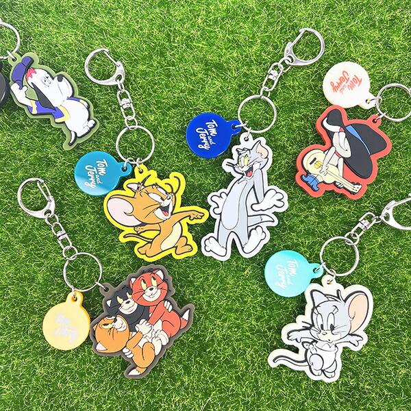 トムとジェリー (3匹の子猫) 配色ラバーチャーム キーホルダー トムジェリ 商品画像4：キャラグッズPERFECT WORLD TOKYO