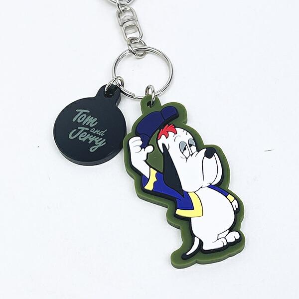 トムとジェリー (ドルーピー) 配色ラバーチャーム キーホルダー トムジェリ 商品画像2：キャラグッズPERFECT WORLD TOKYO