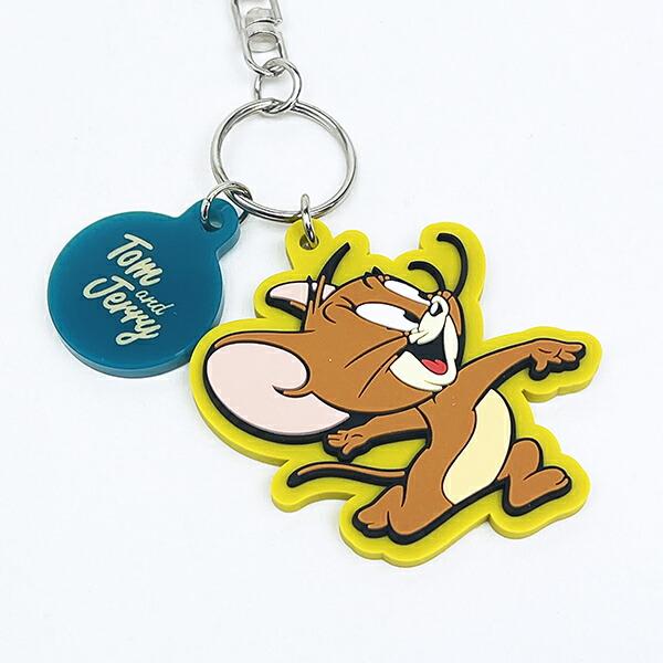 トムとジェリー (ジェリー) 配色ラバーチャーム キーホルダー トムジェリ 商品画像2：キャラグッズPERFECT WORLD TOKYO