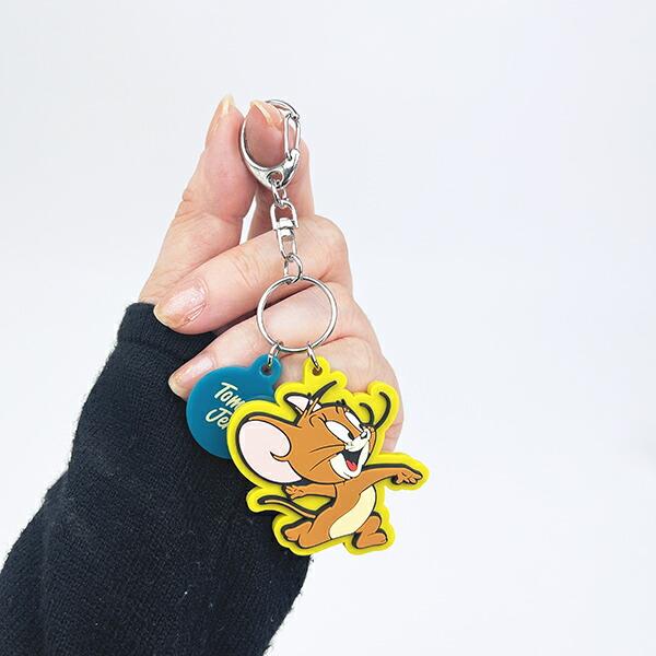 トムとジェリー (ジェリー) 配色ラバーチャーム キーホルダー トムジェリ 商品画像3：キャラグッズPERFECT WORLD TOKYO