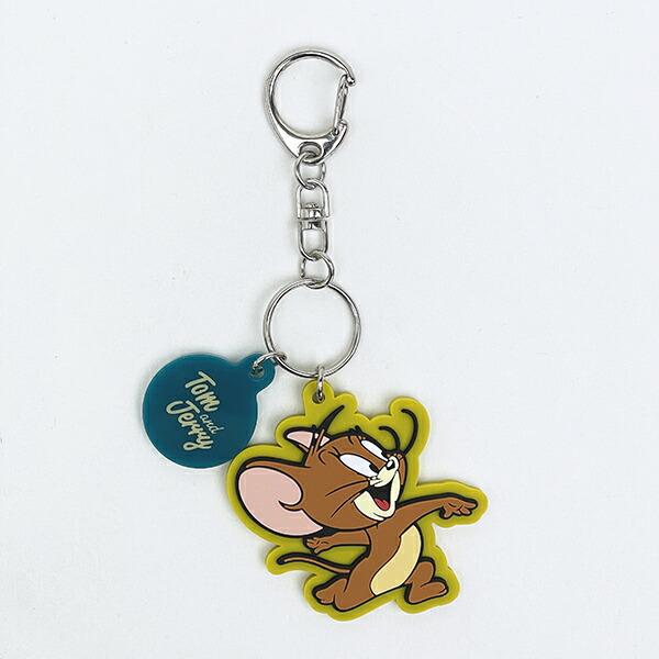 トムとジェリー (ジェリー) 配色ラバーチャーム キーホルダー トムジェリ