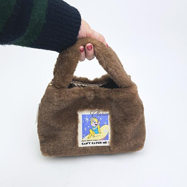 ディズニー クラリス ラベルファーショルダーバッグ ブラウン チップとデール ACCOMMODE アコモデ Disney 商品画像7：キャラグッズPERFECT WORLD TOKYO