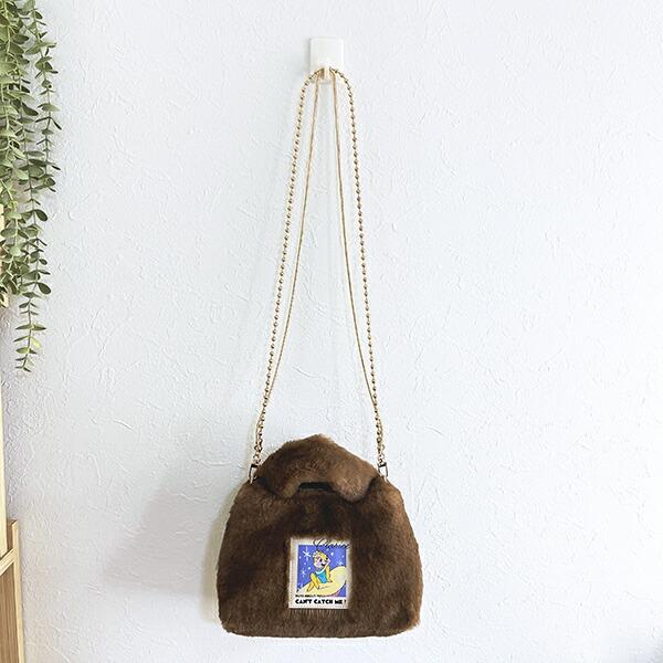 ディズニー クラリス ラベルファーショルダーバッグ ブラウン チップとデール ACCOMMODE アコモデ Disney 商品画像8：キャラグッズPERFECT WORLD TOKYO