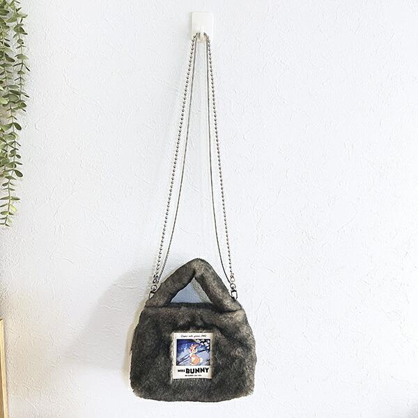 ディズニー ミスバニー ラベルファーショルダーバッグ グレー バンビ ACCOMMODE アコモデ Disney 商品画像8：キャラグッズPERFECT WORLD TOKYO