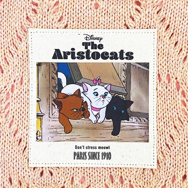 ディズニー マリー ハートニット巾着ポーチ ピンク ACCOMMODE アコモデ Disney 商品画像2：キャラグッズPERFECT WORLD TOKYO