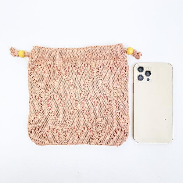 ディズニー マリー ハートニット巾着ポーチ ピンク ACCOMMODE アコモデ Disney 商品画像3：キャラグッズPERFECT WORLD TOKYO