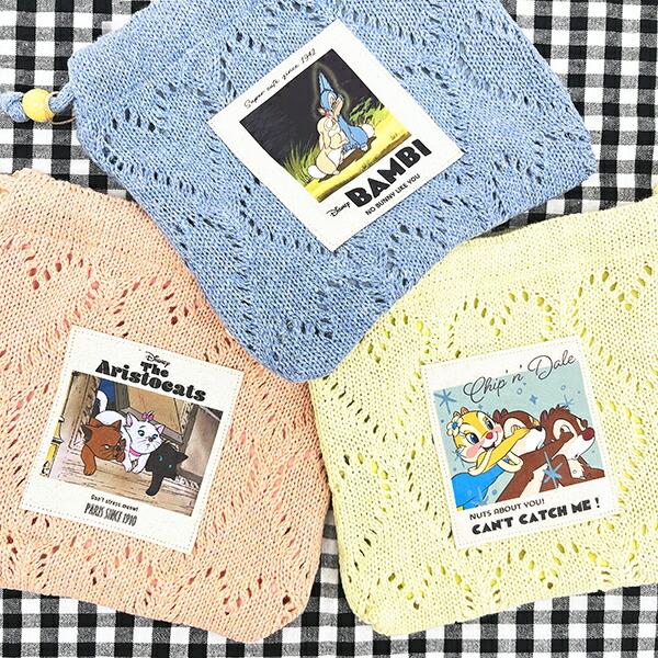 ディズニー マリー ハートニット巾着ポーチ ピンク ACCOMMODE アコモデ Disney 商品画像8：キャラグッズPERFECT WORLD TOKYO