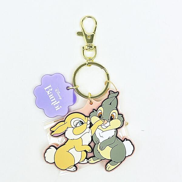 ディズニー ミスバニー アドラブルラバーチャーム キーホルダー バンビ ACCOM･･･