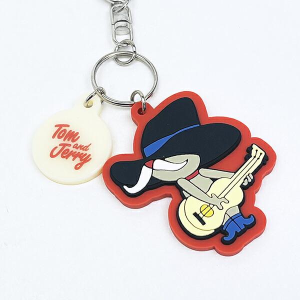 トムとジェリー (ペコスおじさん) 配色ラバーチャーム キーホルダー トムジェリ 商品画像2：キャラグッズPERFECT WORLD TOKYO