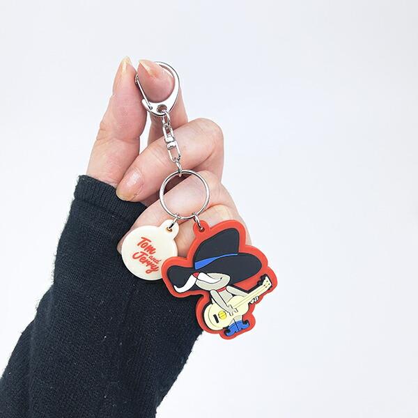 トムとジェリー (ペコスおじさん) 配色ラバーチャーム キーホルダー トムジェリ 商品画像3：キャラグッズPERFECT WORLD TOKYO