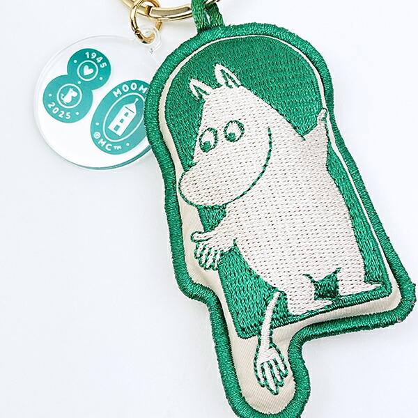 ムーミン 80th ぷっくりチャーム (グリーン) キーホルダー MOOMIN 商品画像2：キャラグッズPERFECT WORLD TOKYO