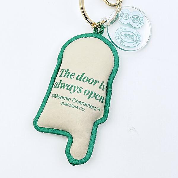 ムーミン 80th ぷっくりチャーム (グリーン) キーホルダー MOOMIN 商品画像3：キャラグッズPERFECT WORLD TOKYO